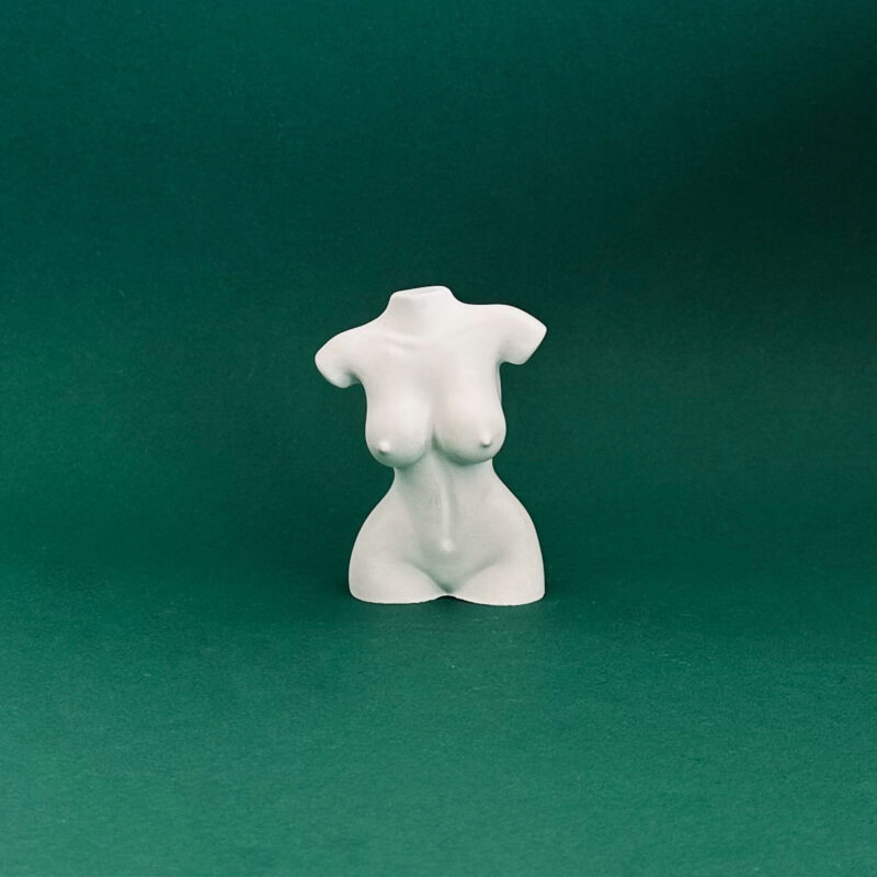 Keramikfigur - Abstrakter weiblicher Körper
