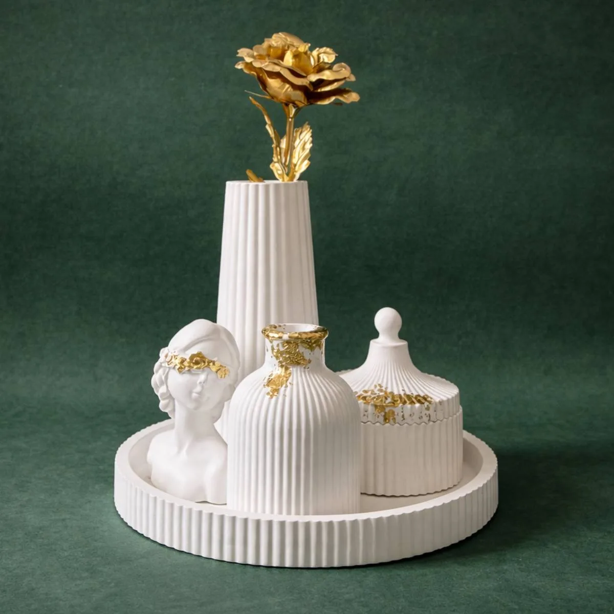 Luxus Keramik-Deko Set