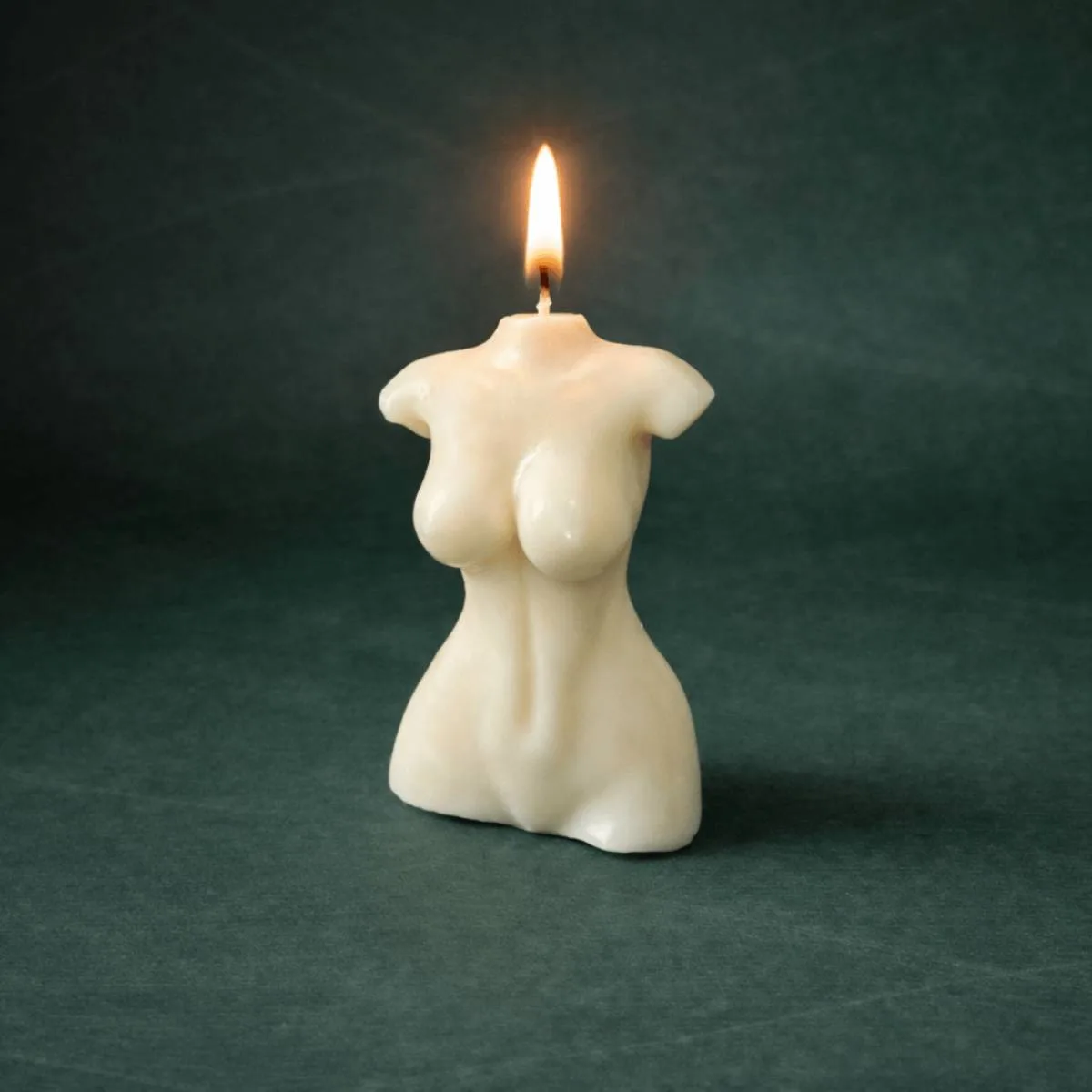 Frauenkörper Kerze