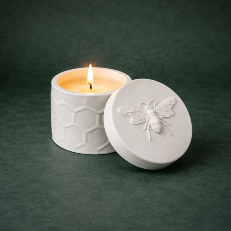 Keramikschale mit Wabenstruktur