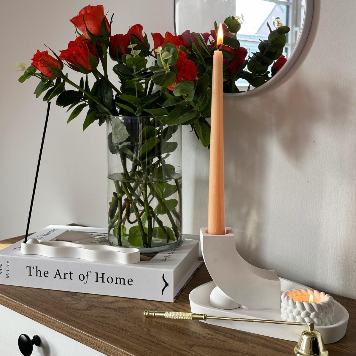 Räucherstäbchenhalter modern aus Keramik, stilvolle Wohnraumdeko